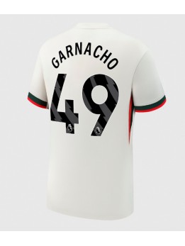 Chelsea Alejandro Garnacho #49 Replika Borta Kläder 2025-26 Kortärmad